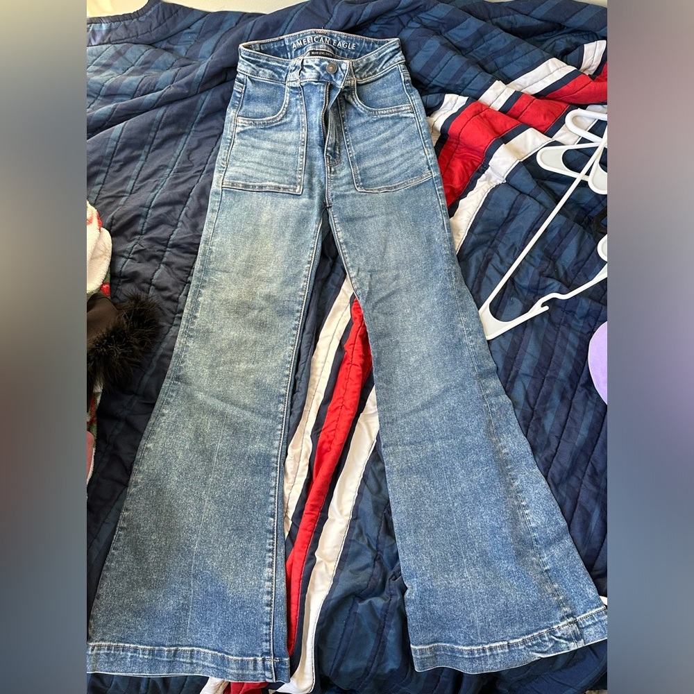 Flare jeans, stretchy